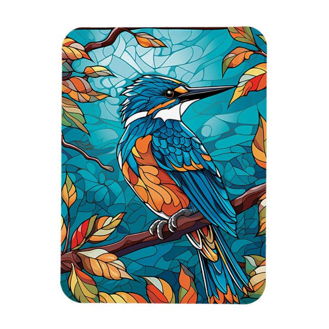 Ímã Autumn Kingfisher Flexible Photo Magnet (Vertical)
