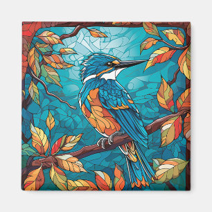 Imã Autumn Kingfisher Magnet