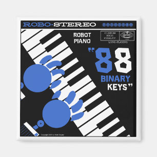 Imã Autumn Lake "ROBOT PIANO" Magnet