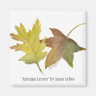 Imã "Autumn Leaves", por Janae Lehto