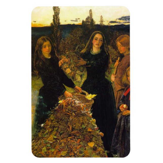 Ímã Autumn Leaves Por Sir John Everett Millais (Vertical)