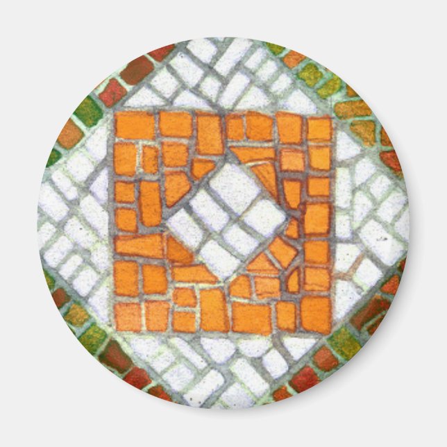 Imã AUTUMN MOSAIC Magnet (Frente)