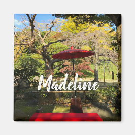 Imã Autumn no Jardim Japonês