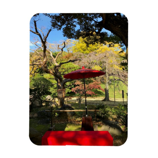 Ímã Autumn no Jardim Japonês (Vertical)