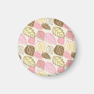 Imã Autumn Splendor: Leaf Seamless Pattern