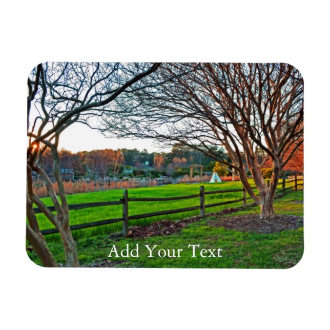 Ímã Autumn Sunset por Shirley Taylor (Horizontal)