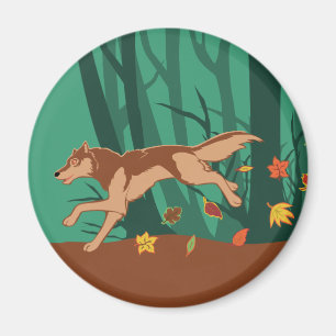 Imã Autumn Wolf