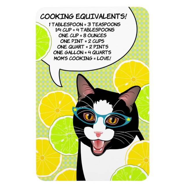 Ímã Auxiliar de Gato da Cozinha Equivalente ao cozinha (Vertical)