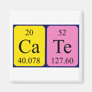 Imã Avançar ímã do nome da mesa periódica
