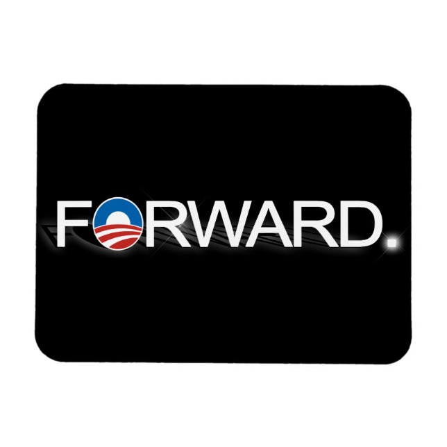 Ímã Avançar para Obama 2012 (Horizontal)