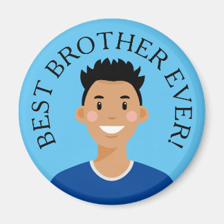 Imã Avatar Personalizado Melhor Irmão Nunca Magneta
