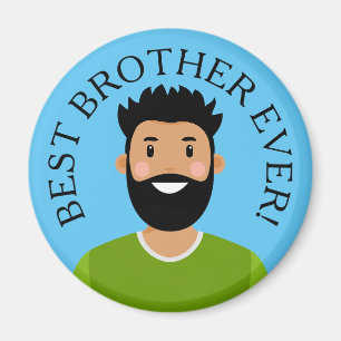 Imã Avatar Personalizado Melhor Irmão Nunca Magneta