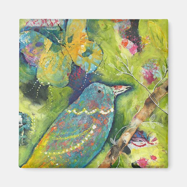 Imã Ave e Borboleta (Frente)