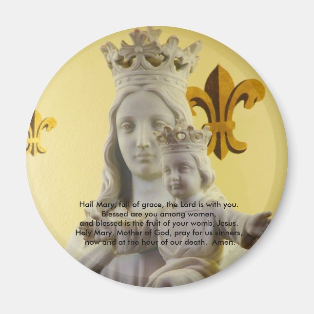 Imã Ave Maria, cheio de graça (Frente)