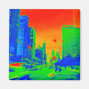 Imã Avenida Chicago Michigan na Noite de 6 de março de