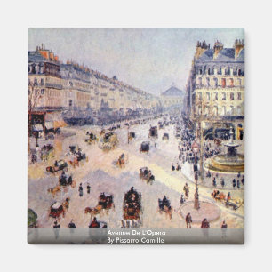 Imã Avenida De L'Opera Pissarro Camilo