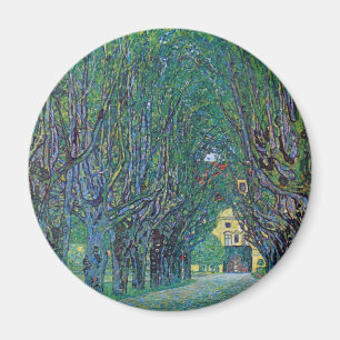 Imã Avenida no Parque Schloss Kammer de Gustav Klimt
