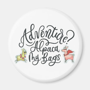 Imã  Aventura? Alpaca Minhas Bolsas