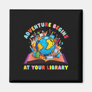 Imã Aventura Começa na Biblioteca do Seu Professor Lei