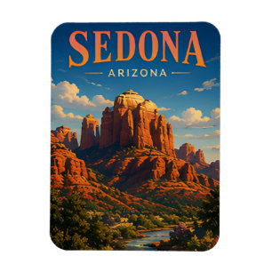 Ímã Aventura de Design das Rochas Vermelhas de Sedona