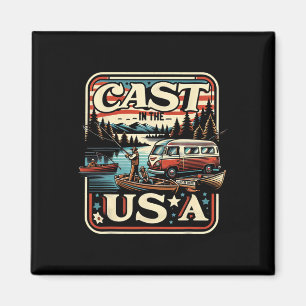 Imã Aventura De Pesca Vintage Nos Eua