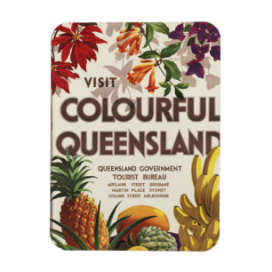 Ímã Aventura de Queensland Colorida das Memórias do Ma