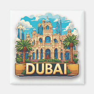 Imã 🧲 Aventura de Viagem Dubai Oriente Médio 🌍