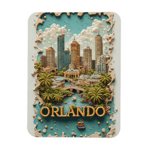 Ímã Aventura de Viagem em Orlando Flórida