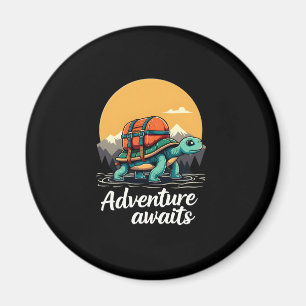 Imã Aventura Espera é Aventuras de Caminhada é Aventur