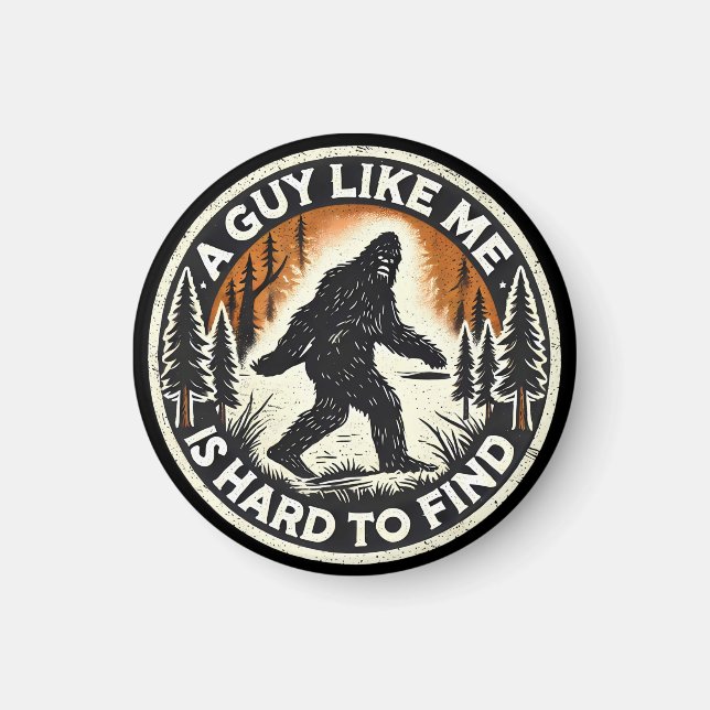 Imã Aventura na Floresta com o Sasquatch Bigfoot Crípt (Frente)