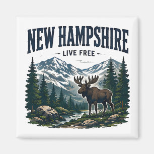 Imã Aventura nas Montanhas Brancas de New Hampshire