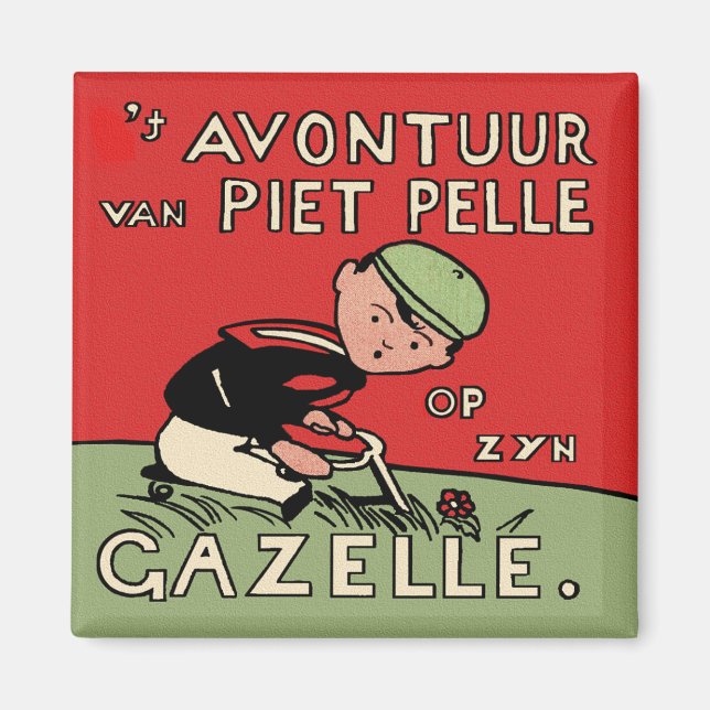 Imã Aventuras Bicicletas de Piet Pelle (Frente)