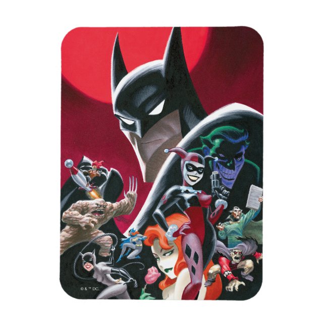 Ímã Aventuras de Batman Damas Perigosas e Demônios (Vertical)