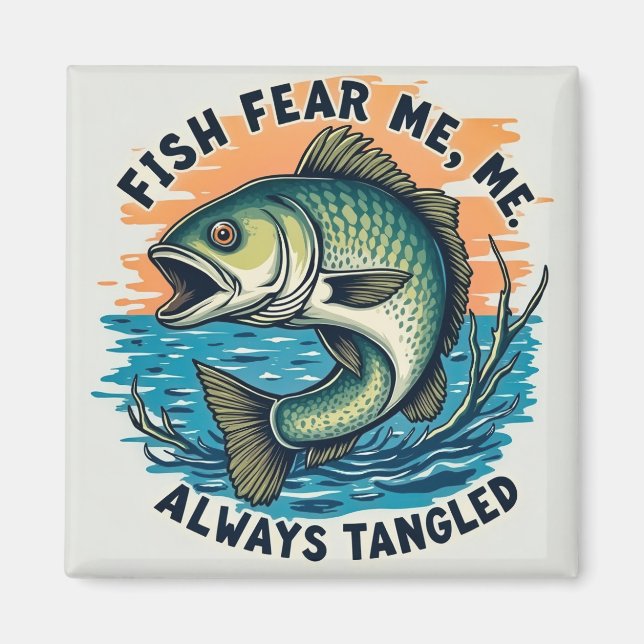Imã Aventuras de Pesca Intrépidas (Frente)