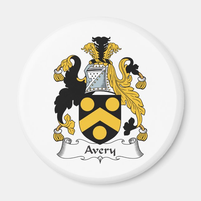 Imã Avery Family Crest (Frente)