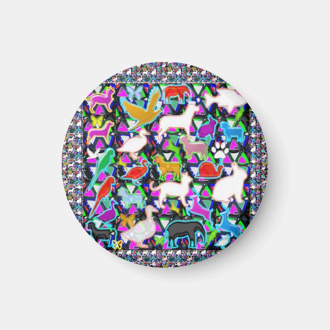 Imã Aves Animais Animais Animais Animais De Companhia  (Frente)