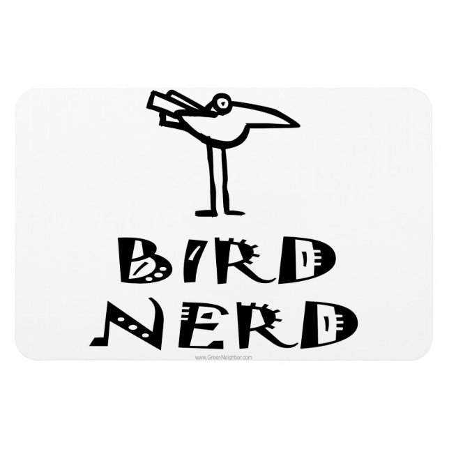 Ímã Aves, Birdwatch, Ornithology (Horizontal)