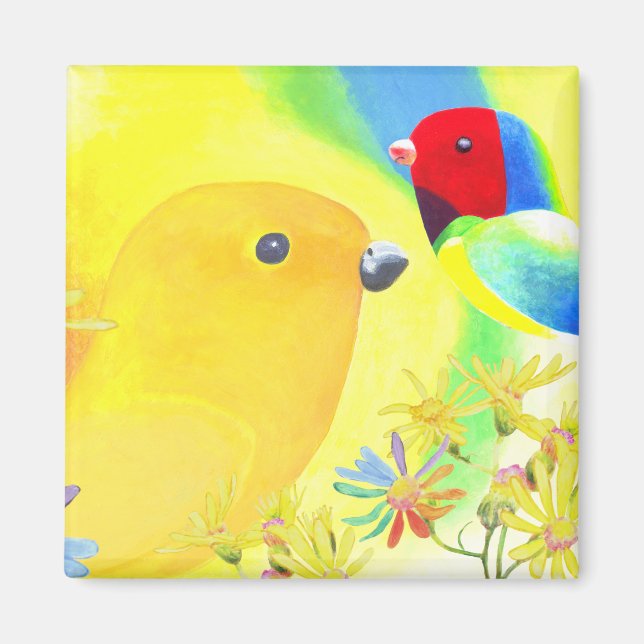 Imã Aves Fantásticas (Frente)