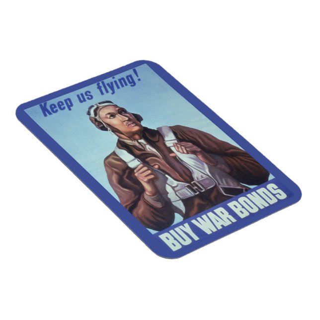 Ímã Aviadores negros: Serviço Militar de Combate WW2 d (Lado Direito)