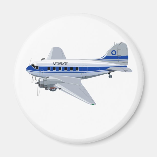 Imã Avião de animação (Frente)