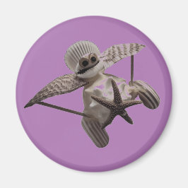 Imã Avião de Arte Shell