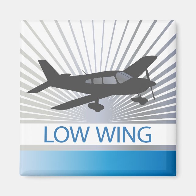 Imã Avião de baixa asa (Frente)
