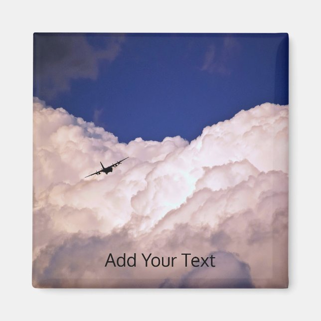 Imã Avião de transporte militar de Shirley Taylor (Frente)