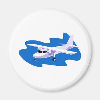 Imã avião hélice voando em Cessna