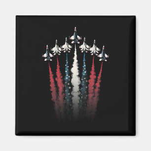 Imã Avião-Jet, Bandeira Americana, 4 De Julho De Pat