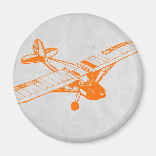 Imã Avião Laranja