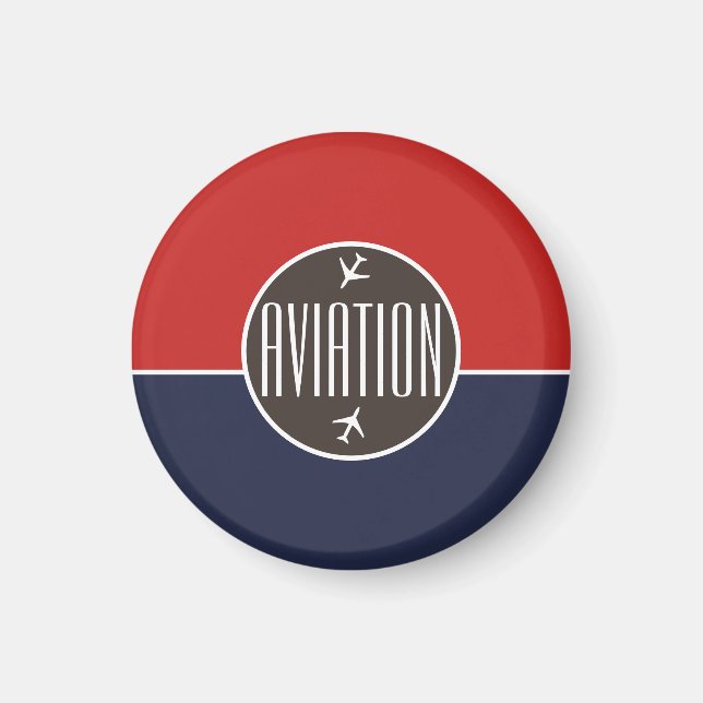 Imã Avião-Piloto de Avião Funky Avie Voando (Frente)