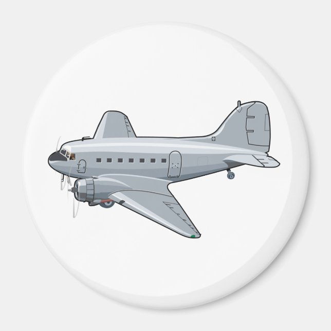 Imã Avião retrógrado de animação (Frente)