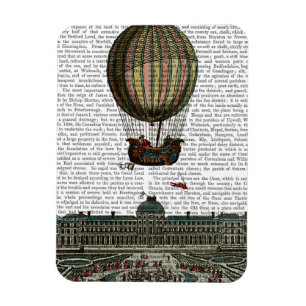 Ímã Avião sobre Cidade