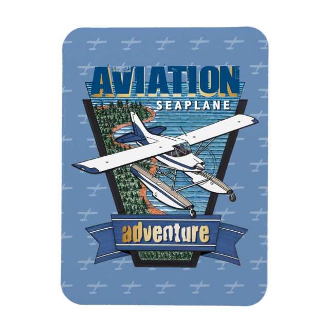 Ímã Aviation Seaplane Adventure (Vertical)
